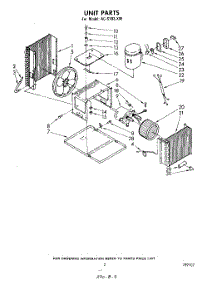 02 - Section parts for Whirlpool Air Conditioner ACS102XM from AppliancePartsPros.com