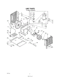 02 - Section parts for Whirlpool Air Conditioner ACS102XT0 from AppliancePartsPros.com