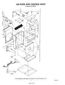 03 - Section parts for Whirlpool Air Conditioner ACS102XT0 from AppliancePartsPros.com