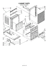 04 - Section parts for Whirlpool Air Conditioner ACS102XT0 from AppliancePartsPros.com