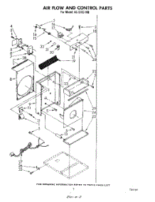 03 - Section parts for Whirlpool Air Conditioner ACS102XM from AppliancePartsPros.com
