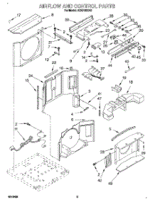 02 - Airflow And Control parts for Whirlpool Air Conditioner ACQ102XA0 from AppliancePartsPros.com