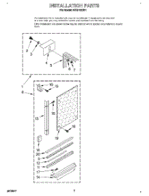 05 - Installation parts for Whirlpool Air Conditioner ACQ102XD1 from AppliancePartsPros.com