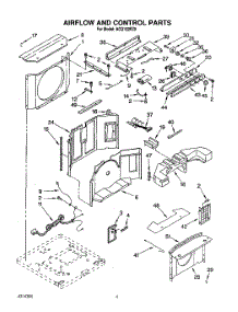 02 - Air Flow And Control parts for Whirlpool Air Conditioner ACQ102RZ0 from AppliancePartsPros.com