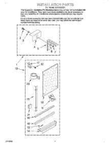 05 - Installation parts for Whirlpool Air Conditioner ACQ052XZ0 from AppliancePartsPros.com