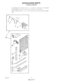 06 - Installation parts for Whirlpool Air Conditioner ACQ052XW0 from AppliancePartsPros.com