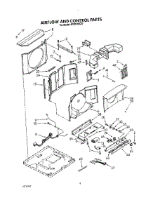 03 - Airflow And Control parts for Whirlpool Air Conditioner ACQ102XZ0 from AppliancePartsPros.com