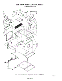 03 - Section parts for Whirlpool Air Conditioner ACS102XP0 from AppliancePartsPros.com