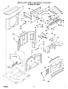 02 - Airflow And Control parts for Whirlpool Air Conditioner ACQ102RD0 from AppliancePartsPros.com