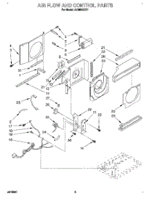 02 - Air Flow And Control parts for Whirlpool Air Conditioner ACQ052XZ1 from AppliancePartsPros.com
