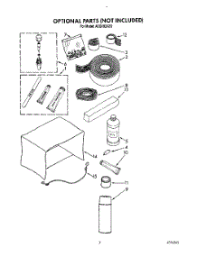 05 - Optional parts for Whirlpool Air Conditioner ACQ102XZ0 from AppliancePartsPros.com