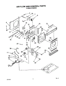 02 - Air Flow And Control parts for Whirlpool Air Conditioner ACQ052XA0 from AppliancePartsPros.com