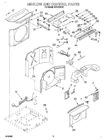 02 - Airflow And Control parts for Whirlpool Air Conditioner ACQ184XA0 from AppliancePartsPros.com