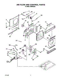 02 - Air Flow And Control parts for Whirlpool Air Conditioner ACM052XA0 from AppliancePartsPros.com