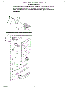 05 - Installation parts for Whirlpool Air Conditioner ACM052XZ1 from AppliancePartsPros.com
