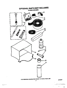 05 - Optional parts for Whirlpool Air Conditioner ACQ122XW1 from AppliancePartsPros.com