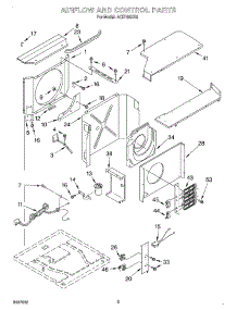 02 - Air Flow And Control parts for Whirlpool Air Conditioner ACE184XK0 from AppliancePartsPros.com