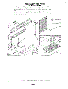 05 - Accessory Kit parts for Whirlpool Air Conditioner ACE184XM1 from AppliancePartsPros.com