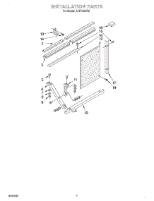05 - Installation parts for Whirlpool Air Conditioner ACE184XK0 from AppliancePartsPros.com
