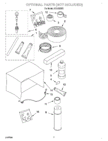 04 - Optional parts for Whirlpool Air Conditioner ACQ122XK0 from AppliancePartsPros.com