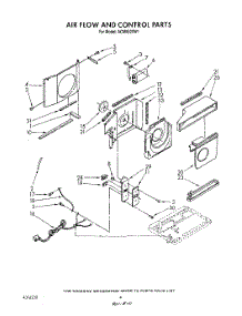 03 - Air Flow And Control parts for Whirlpool Air Conditioner ACM052XW1 from AppliancePartsPros.com
