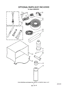 05 - Lit / Optional parts for Whirlpool Air Conditioner ACM052XW1 from AppliancePartsPros.com