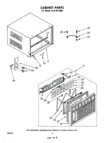 02 - Cabinet Parts parts for Whirlpool Air Conditioner ACE184XM0 from AppliancePartsPros.com