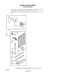 06 - Installation parts for Whirlpool Air Conditioner ACM052XW1 from AppliancePartsPros.com