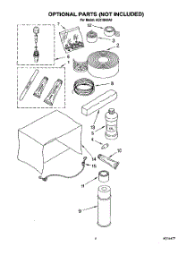 04 - Optional parts for Whirlpool Air Conditioner ACE184XA0 from AppliancePartsPros.com