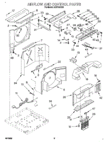 02 - Airflow And Control parts for Whirlpool Air Conditioner ACE184XD0 from AppliancePartsPros.com