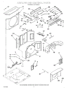 02 - Air Flow And Control parts for Whirlpool Air Conditioner ACQ122XZ1 from AppliancePartsPros.com