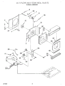 02 - Air Flow And Control parts for Whirlpool Air Conditioner ACM052XE1 from AppliancePartsPros.com