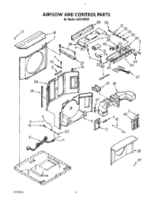 03 - Airflow And Control parts for Whirlpool Air Conditioner ACQ122XZ0 from AppliancePartsPros.com