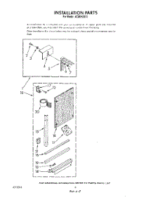 06 - Installation parts for Whirlpool Air Conditioner ACM052XX1 from AppliancePartsPros.com