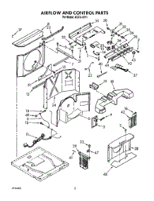 02 - Airflow And Control parts for Whirlpool Air Conditioner ACE184XY1 from AppliancePartsPros.com