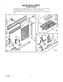 05 - Installation parts for Whirlpool Air Conditioner ACE184XY1 from AppliancePartsPros.com