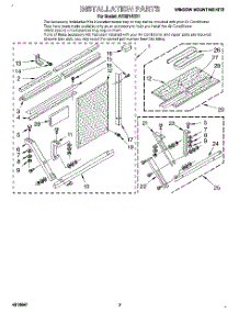 05 - Installation parts for Whirlpool Air Conditioner ACQ214XD1 from AppliancePartsPros.com