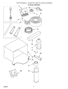 04 - Optional parts for Whirlpool Air Conditioner ACM124XK0 from AppliancePartsPros.com
