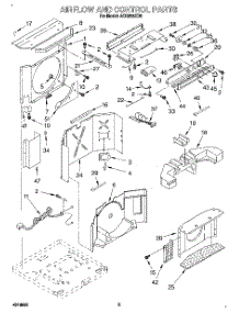 02 - Airflow And Control parts for Whirlpool Air Conditioner ACQ254XD0 from AppliancePartsPros.com