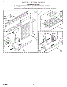 05 - Installation parts for Whirlpool Air Conditioner ACQ214XA0 from AppliancePartsPros.com