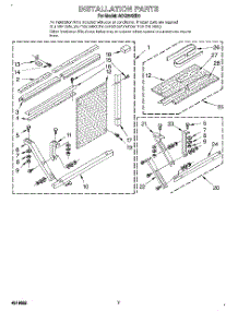 05 - Installation parts for Whirlpool Air Conditioner ACQ254XD0 from AppliancePartsPros.com