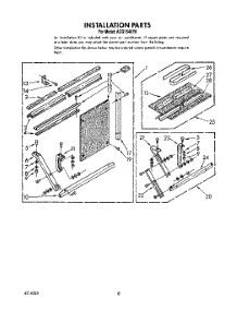 06 - Installation Parts parts for Whirlpool Air Conditioner ACQ154XY0 from AppliancePartsPros.com