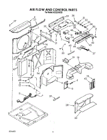 02 - Air Flow And Control parts for Whirlpool Air Conditioner ACQ254XZ0 from AppliancePartsPros.com