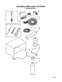 05 - Optional parts for Whirlpool Air Conditioner ACQ154XY1 from AppliancePartsPros.com