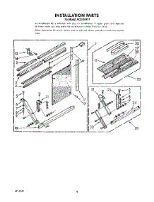 06 - Installation Parts parts for Whirlpool Air Conditioner ACQ154XY1 from AppliancePartsPros.com