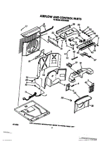 03 - Air Flow And Control parts for Whirlpool Air Conditioner ACQ154XX0 from AppliancePartsPros.com