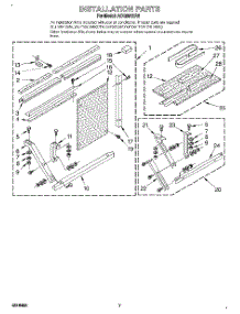 05 - Installation parts for Whirlpool Air Conditioner ACQ294XA0 from AppliancePartsPros.com