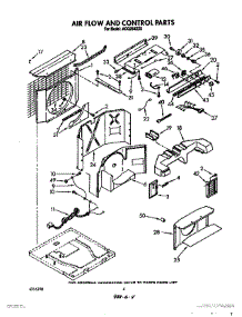 03 - Airflow And Control parts for Whirlpool Air Conditioner ACQ254XX0 from AppliancePartsPros.com