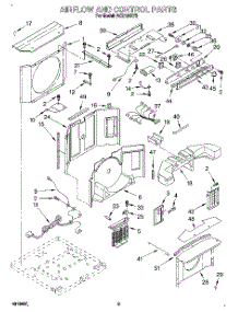 02 - Airflow And Control parts for Whirlpool Air Conditioner ACE124XY2 from AppliancePartsPros.com