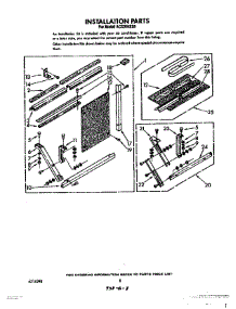06 - Installation parts for Whirlpool Air Conditioner ACQ254XX0 from AppliancePartsPros.com